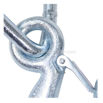 forged steel grab eye hook with triangle delta ring